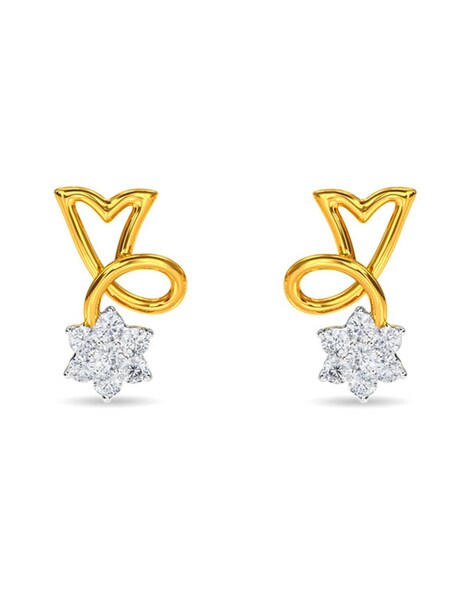 Diamond X Earrings – Charlotte's Inc