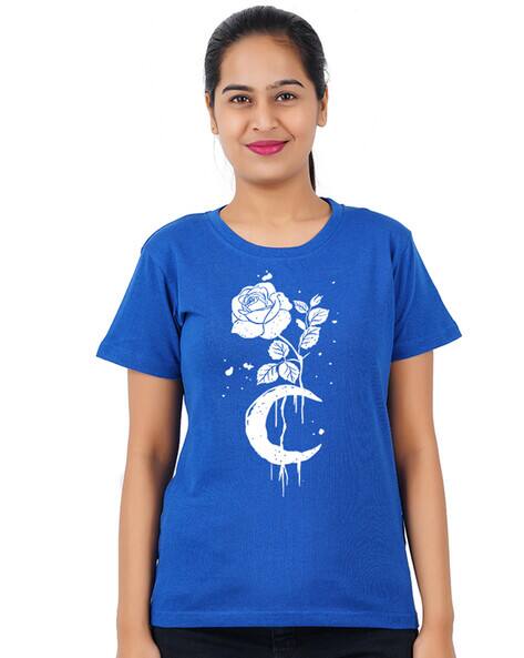 Buy Blue Tshirts for Women by VINTAGE DREAM Online