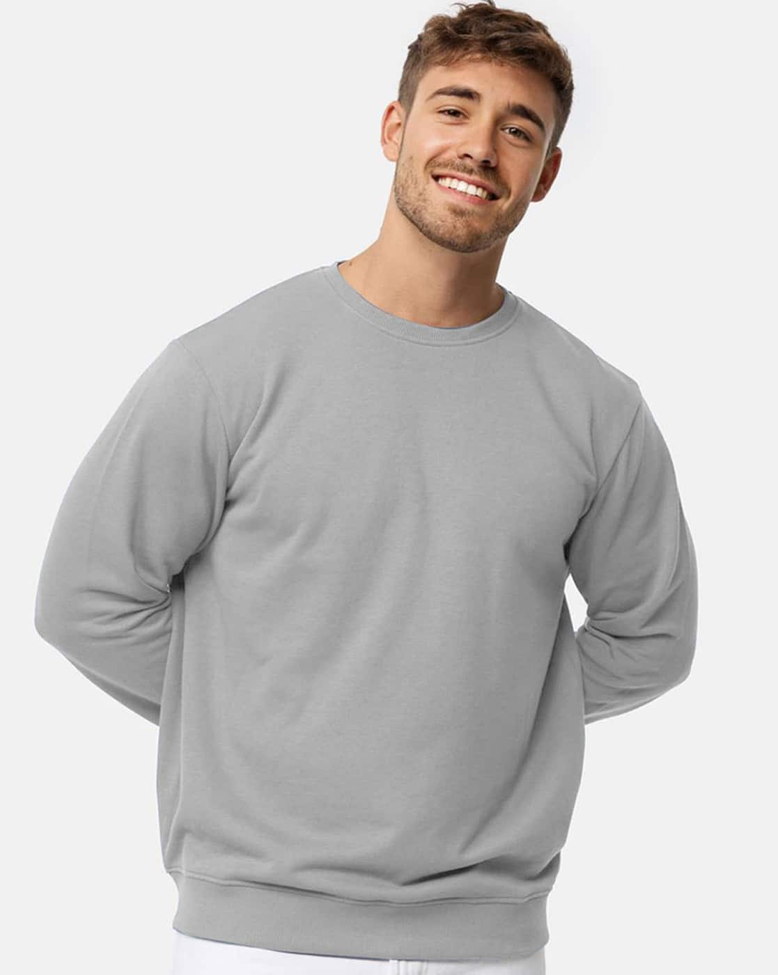Buy Grey Sweatshirt & Hoodies for Men by VEIRDO Online
