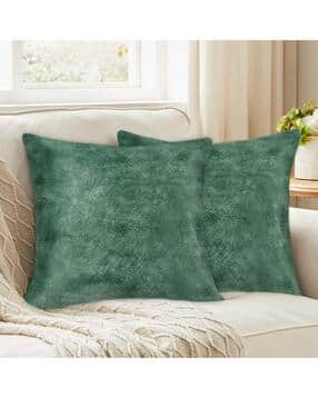 Set of 2 Velvet Cushion Covers 20" x 20"-image-5