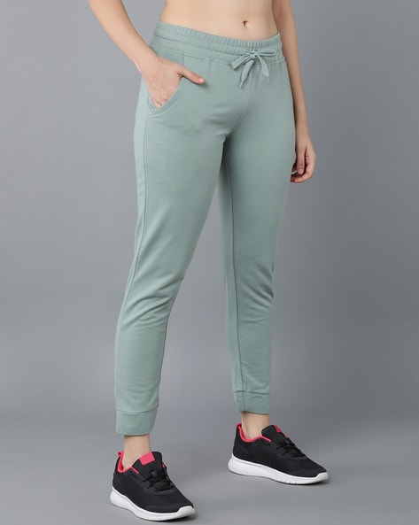Buy Sea green Track Pants for Women by ALAN JONES CLOTHING Online