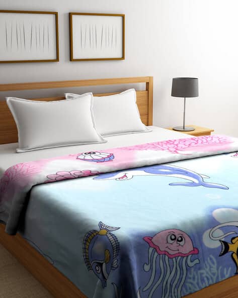 Cortina Eyelet Curtain 120 GSM Printed Double Blanket