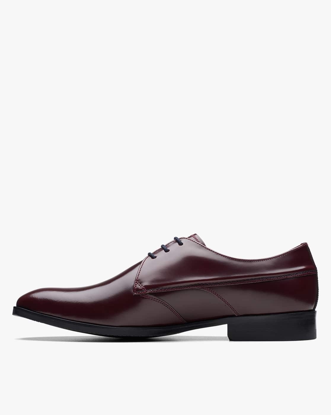 Men Lace-Up Derby Shoes