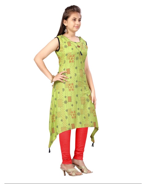 Fancy kurti leggings set for girls