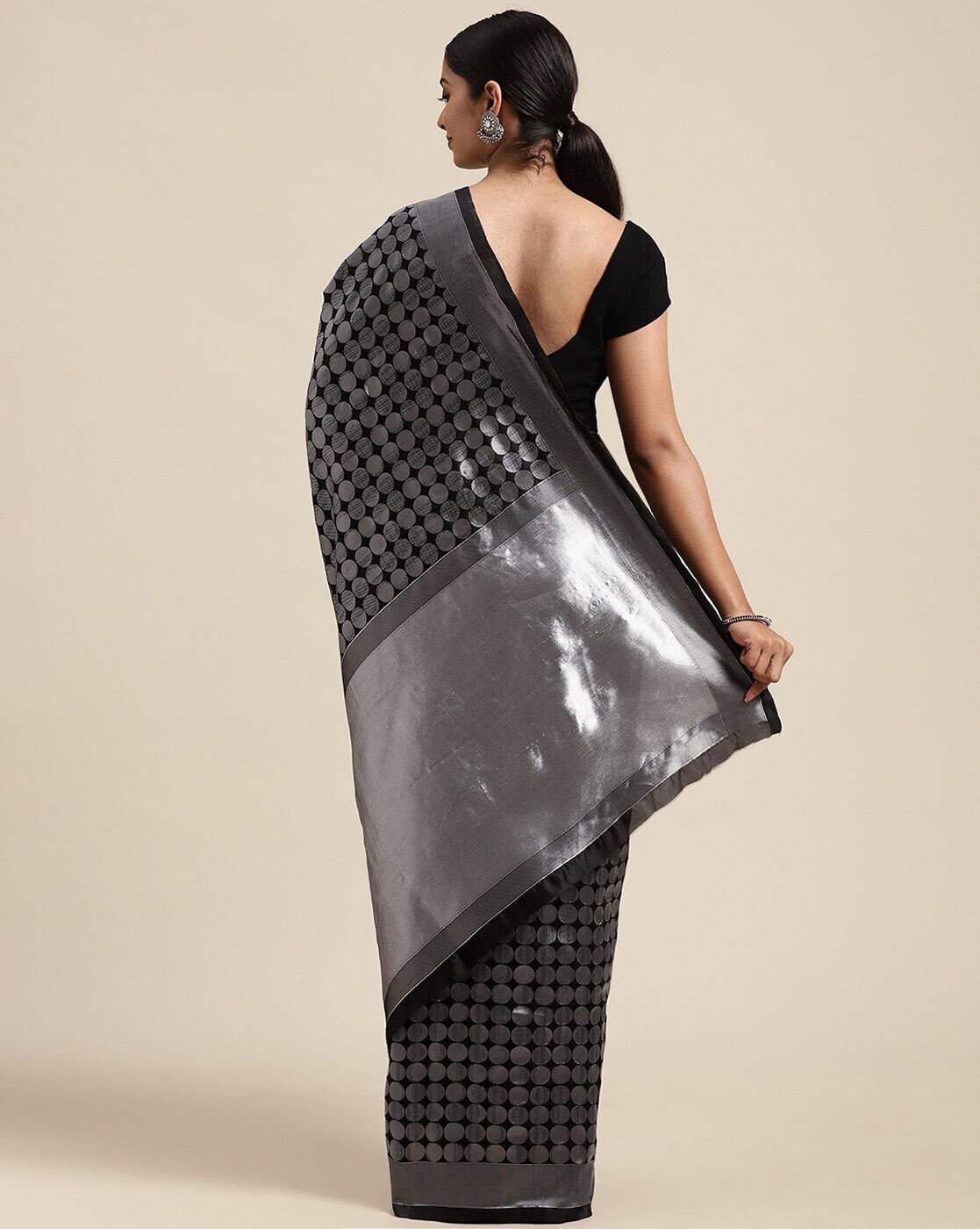 Buy Black Sarees for Women by SHAILY Online