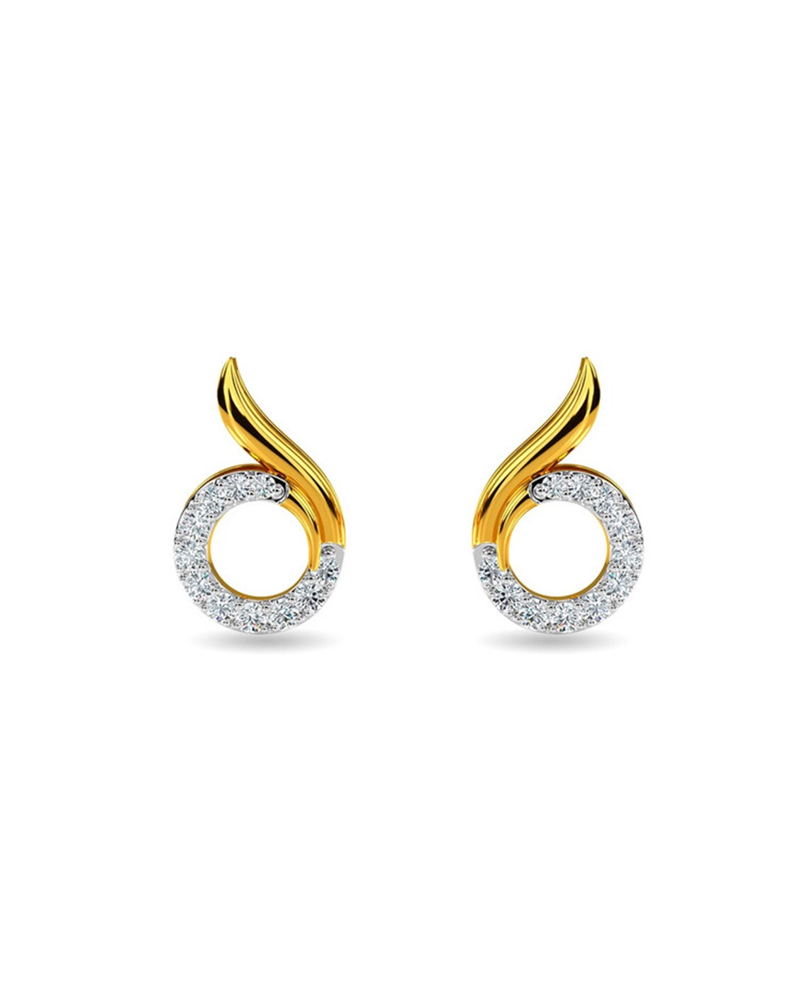 CaratLane: A Tanishq Partnership - Celina Stud Earrings -  https://goo.gl/oJkBh6 | Facebook