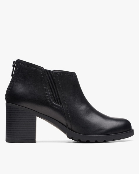 Clarks high outlet heel ankle boots