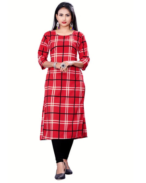 Buy online Women's Straight Kurta from Kurta Kurtis for Women by Aarsha for  ₹649 at 50% off | 2024 Limeroad.com