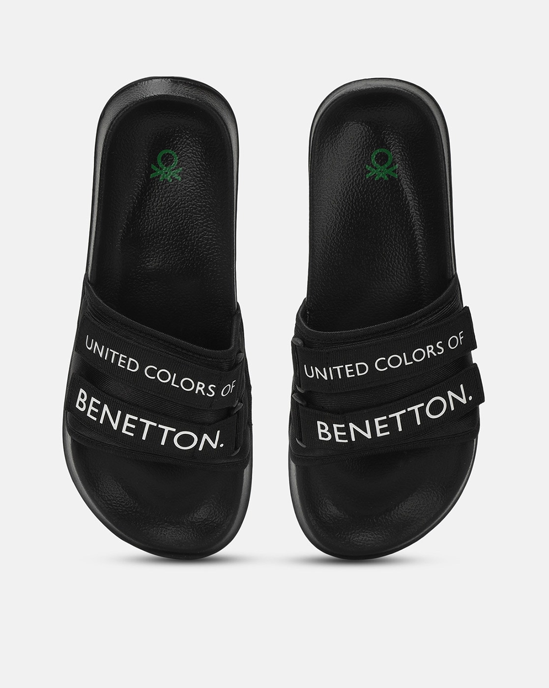 Buy Black Flip Flop Slippers for Men by UNITED COLORS OF