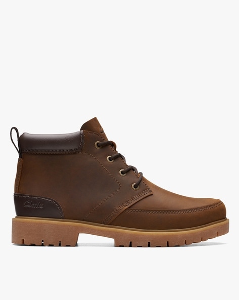 Clarks long clearance brown boots