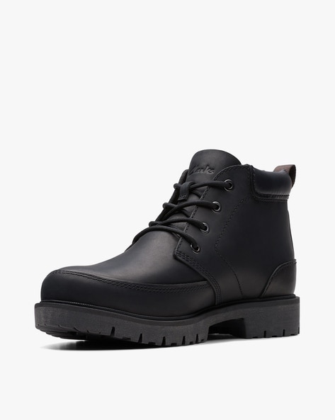 Mens black store rockport boots