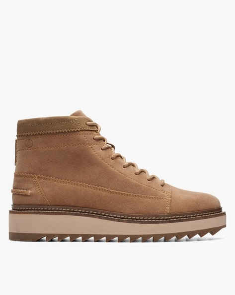 Clarks Men Lace-Up Ankle-Length Boots