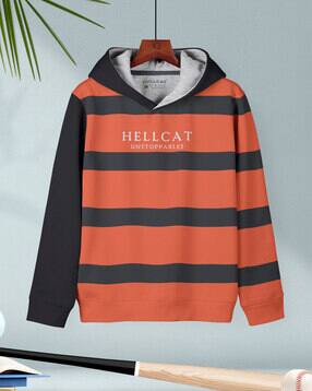 hellcat Striped Hooded Sweatshirt-picture-46