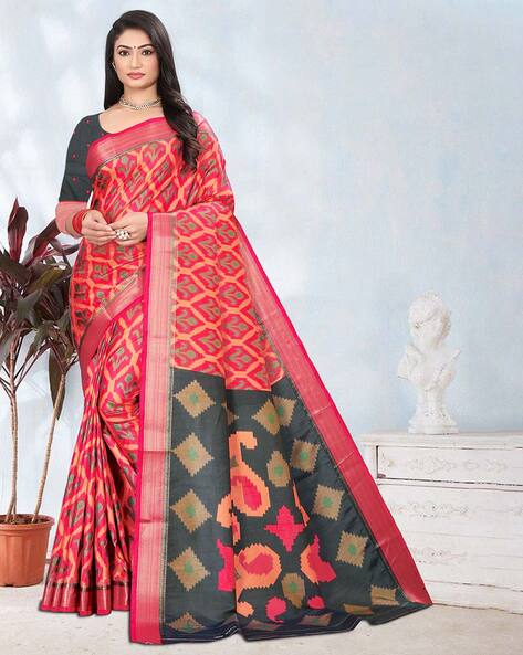 Kanjiveram Soft Silk Material Brown Color Saree With Silk Weave