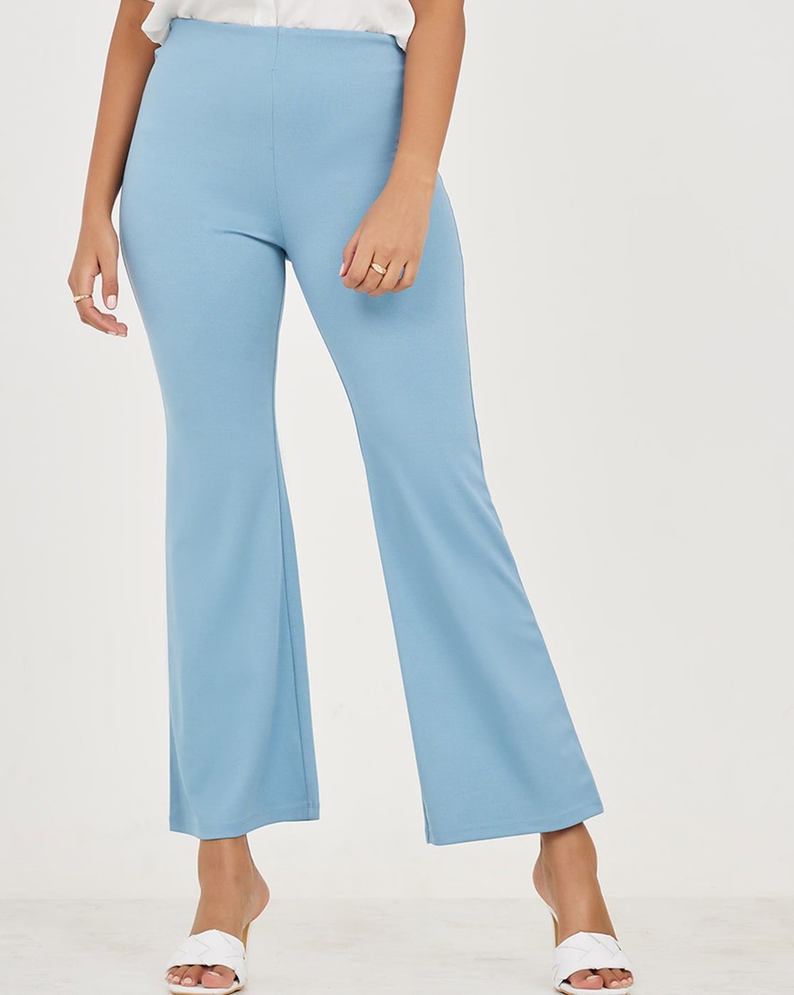 PacSun Brown Ultra High Waisted Fitted Flare Pants | PacSun