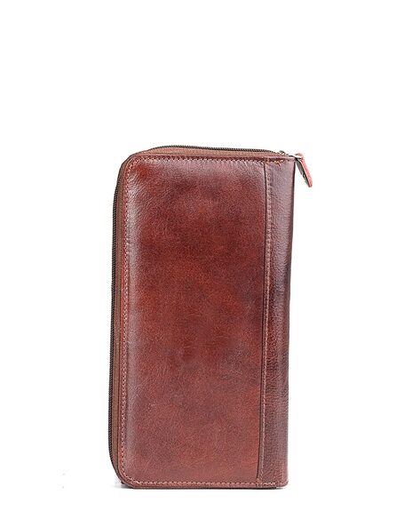 Buy DECARDIN Leather Passport Wallet | Passport Holder | Zip Wallet  Documents Storage For Unisex - Brown Online at Best Prices in India -  JioMart.