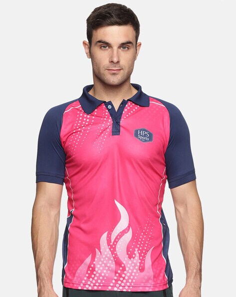 Buy Pink Tshirts for Men by HPS SPORTS Online