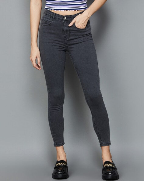 Buy Grey Jeans & Jeggings for Women by Ginger by lifestyle Online