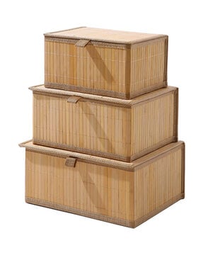 Living & Co Natural Bamboo Storage Box - Extra Large