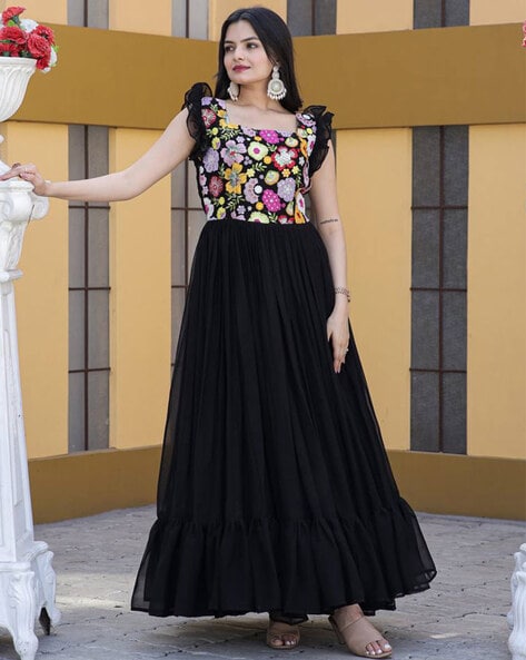 Net Indo-Western Gowns for Women: Buy Online | Utsav Fashion-hdcinema.vn
