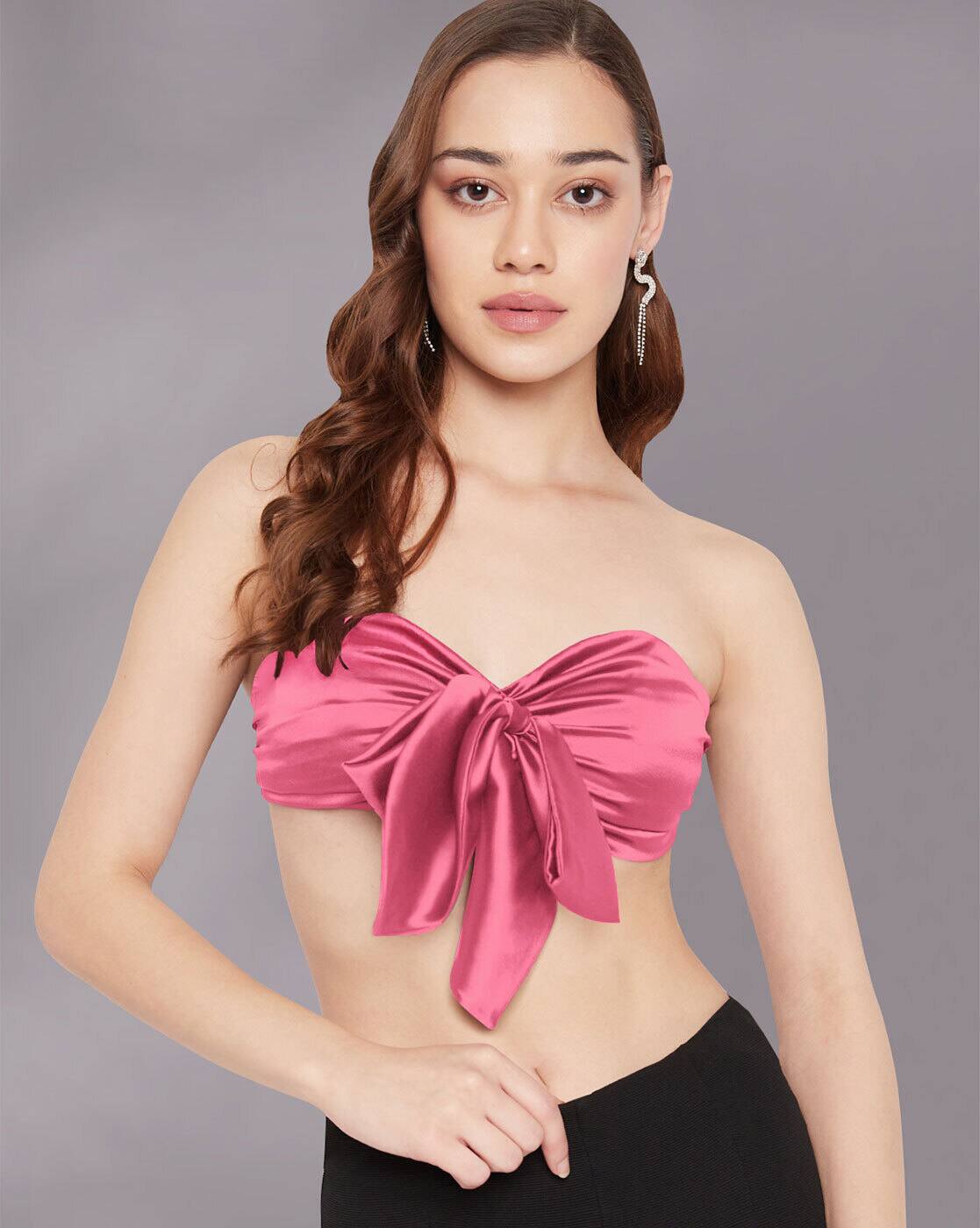 トップス tope tube top Buy Forever 21 Blue Cotton Tube Top for Women Online @ Tata CLiQ