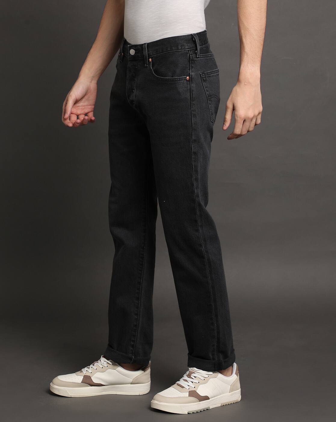 LEVI'S PREMIUM BLACK 501 ® JEANS W32 LEVI'S 501 Regular Men Black Jeans - Buy LEVI'S 501 Regular