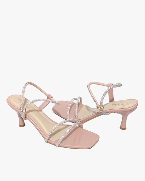 Blush kitten 2024 heel sandals