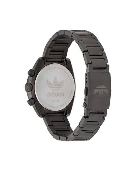 Adidas black clearance watch price