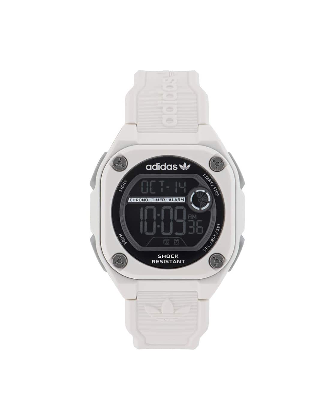 adidas white colour watch