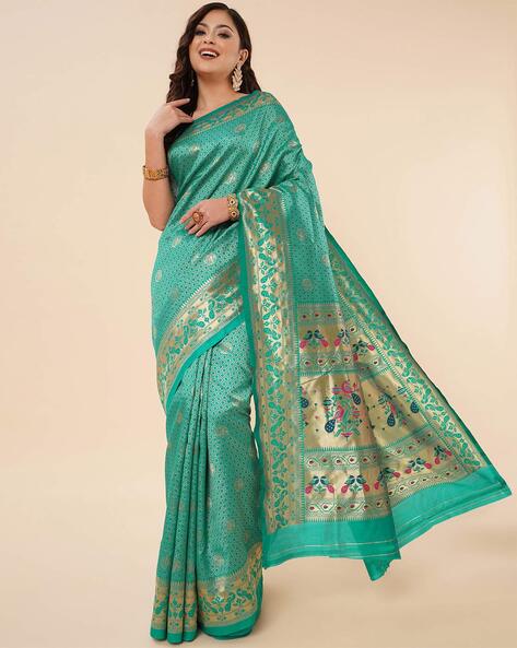 Buy soft silk Weaving Saree at Rs. 999 online from Fab Funda silk sarees :  app-3062-5