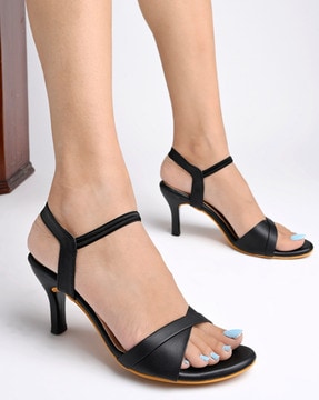 Buy Black Sandals for Girls by Shoetopia Online Ajio