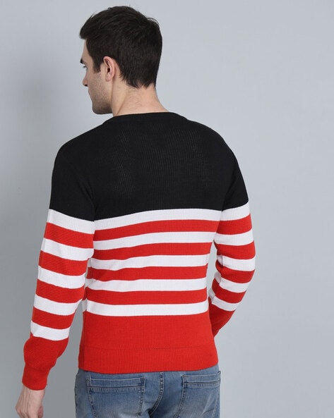 Red pullover sweater on sale mens