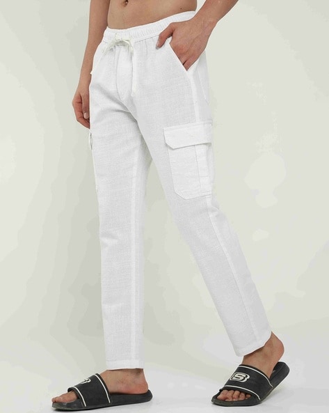 Millard Cargo Jeans White