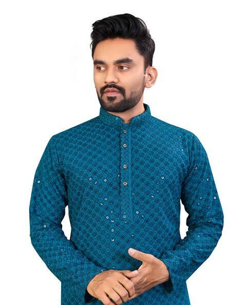 Embroidered Kurta & Pyjamas Set