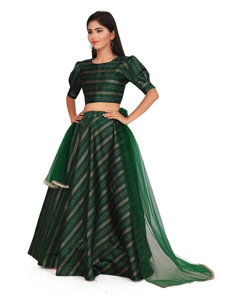 Amazon.com: REKHA Readymade Lehenga Designer Heavy Lehenga Choli Party Wear  Lehenga Choli Latest Wedding Lehenga Choli Q 176 Green : Clothing, Shoes &  Jewelry