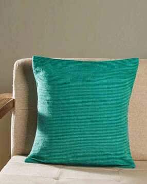 fabindia Ribbed Cotton Cushion Cover 15" x 15"-picture-51