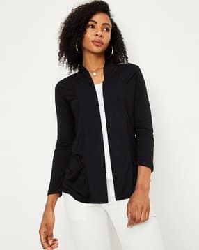 Solid Poncho Cardigan-image-42