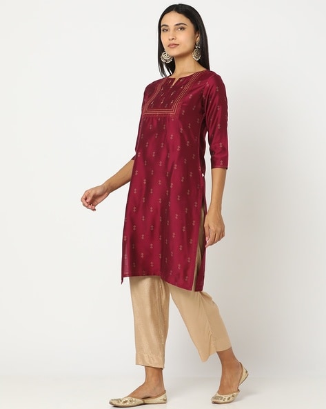 Buy Maroon Kurtas for Women by AVAASA MIX N' MATCH Online