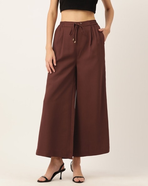 Rewash Juniors' High-Rise Linen Wide-Leg Pleat-Front Trouser Pants - Macy's