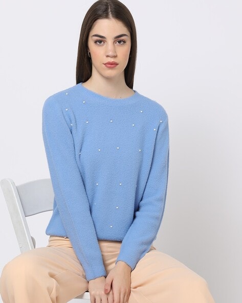 Blue 2024 sweater women