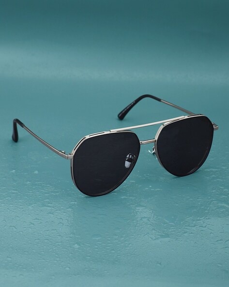 castro incognito round sunglasses | glossy silver + silver mirror polarized  | dime optics – Dime Optics