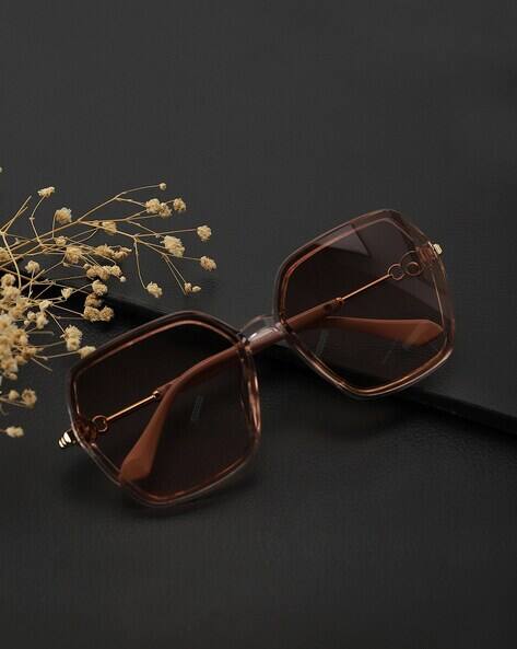 Carlton London Women Polarised UV Protected Lens Full Rim Oversized Sunglasses - CLSW083