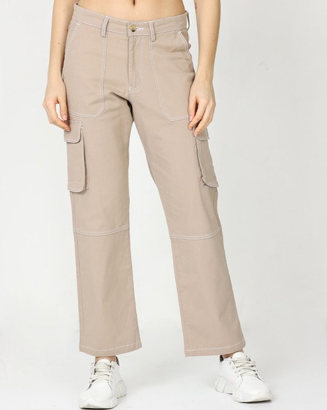 Buy Khaki Pants for Women by NEVER NEUD Online