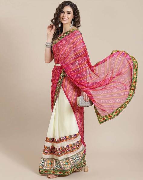 Blogs - The Off-White Saree: A Telltale of Elegance