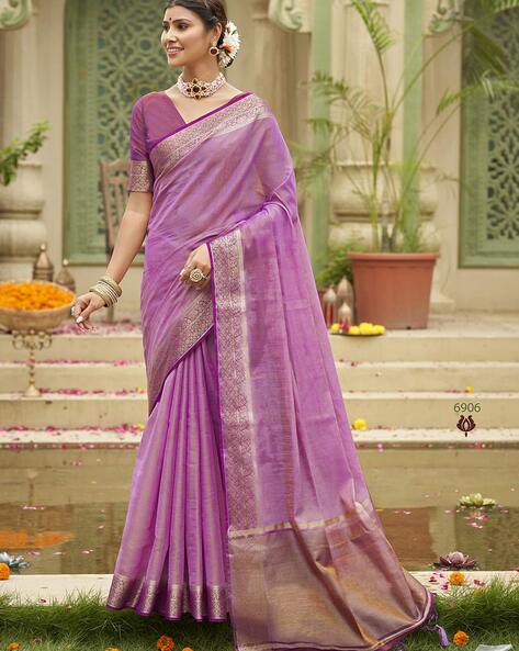 Saree Picks Edition - Lavender Color💜 | Lavender Color Saree Inspiration  For this Wedding - YouTube