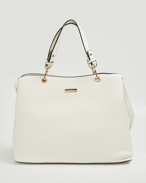 Buy Code by Lifestyle Women White Synthetic Solid Fashion Handbags_One Size  at