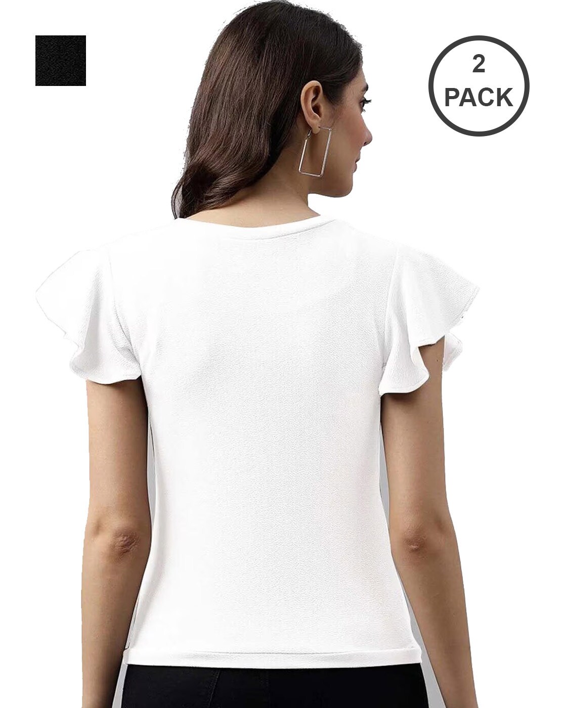 Buy White Tops for Women by CLAFOUTIS Online