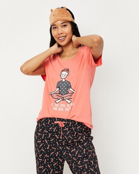 Womens pj shirt hot sale