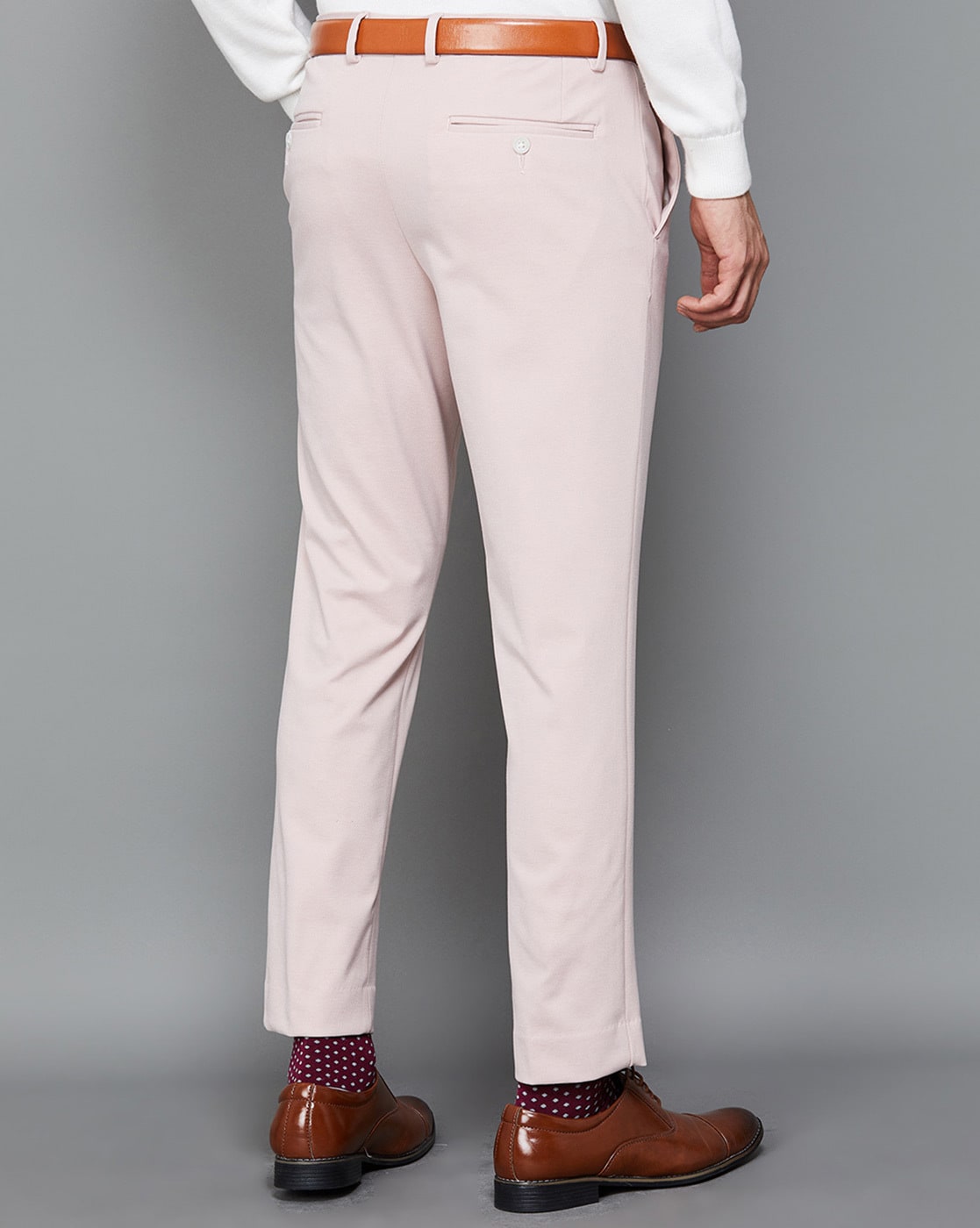 Suit trousers Skinny Fit - Light pink - Men | H&M IN