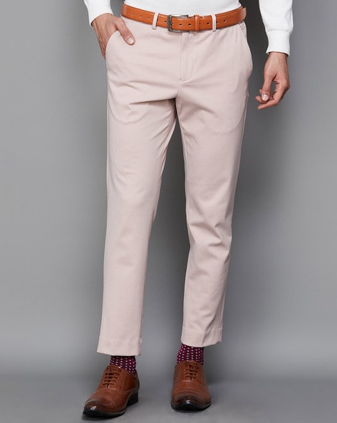 Buy White Trousers & Pants for Men by CODE BY LIFESTYLE Online | Ajio.com